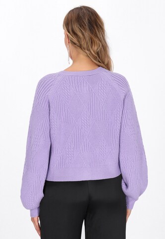 Cardigan faina en violet