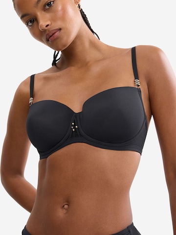 TRIUMPH Balconette Bügel-Bikini-Top ' Red Label Palina Love by the Sea ' in Schwarz