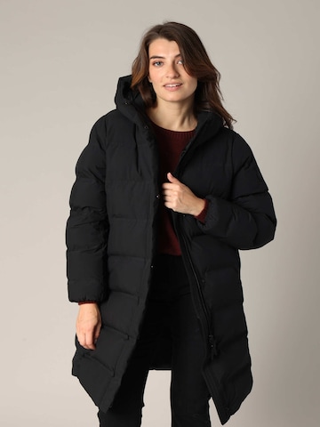 Manteau d’hiver 'Samiah' Deeluxe en noir : devant