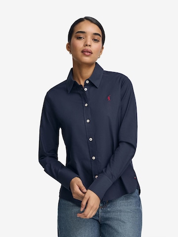 Polo Club Bluse in Blau: Vorderseite