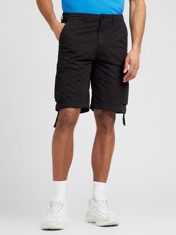 JACK & JONES Regular Cargo Pants 'Cole Tucker' in Black: front