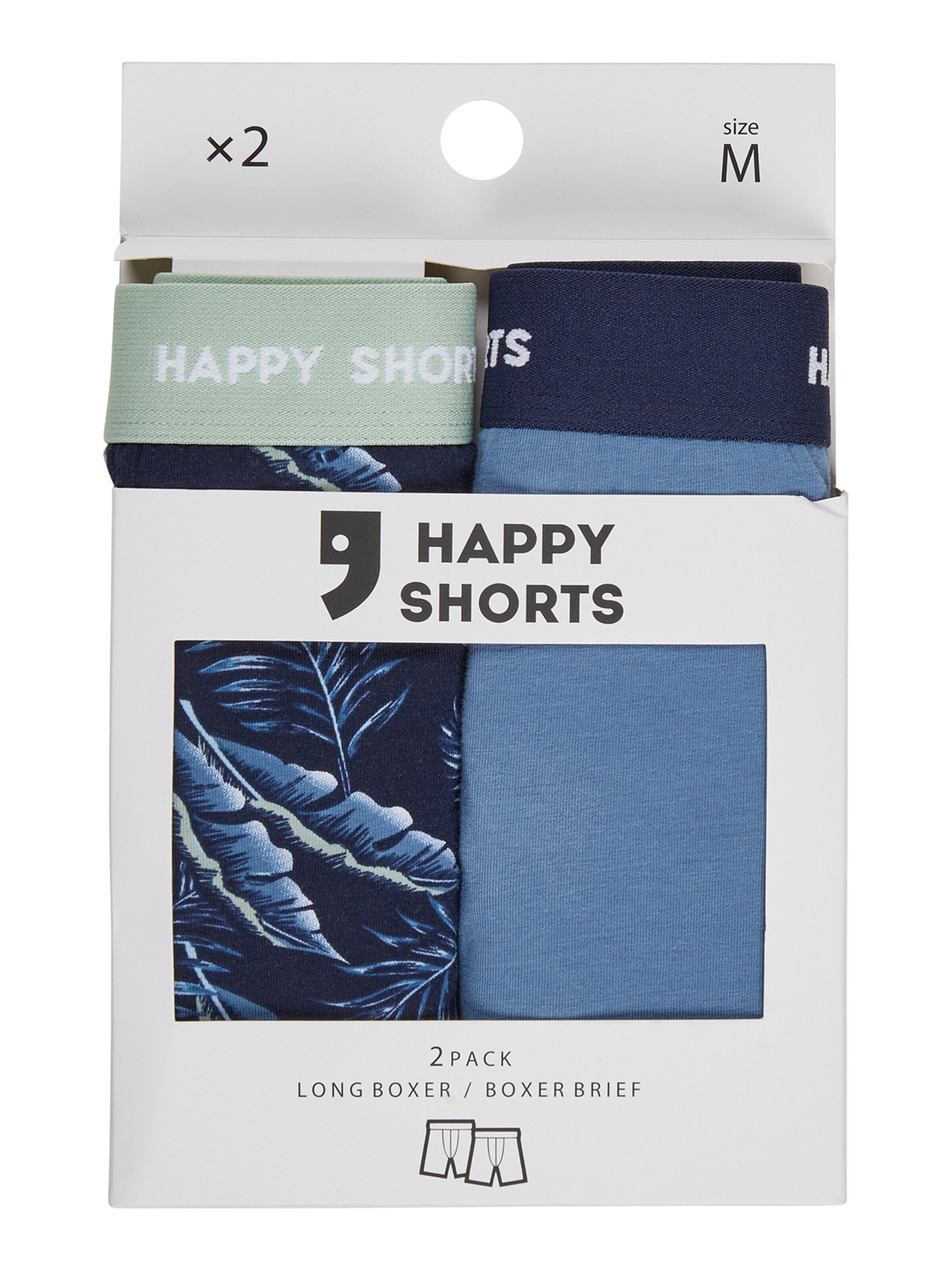 Boxers ' Jersey Boxer Briefs ' Happy Shorts en mélange de couleurs