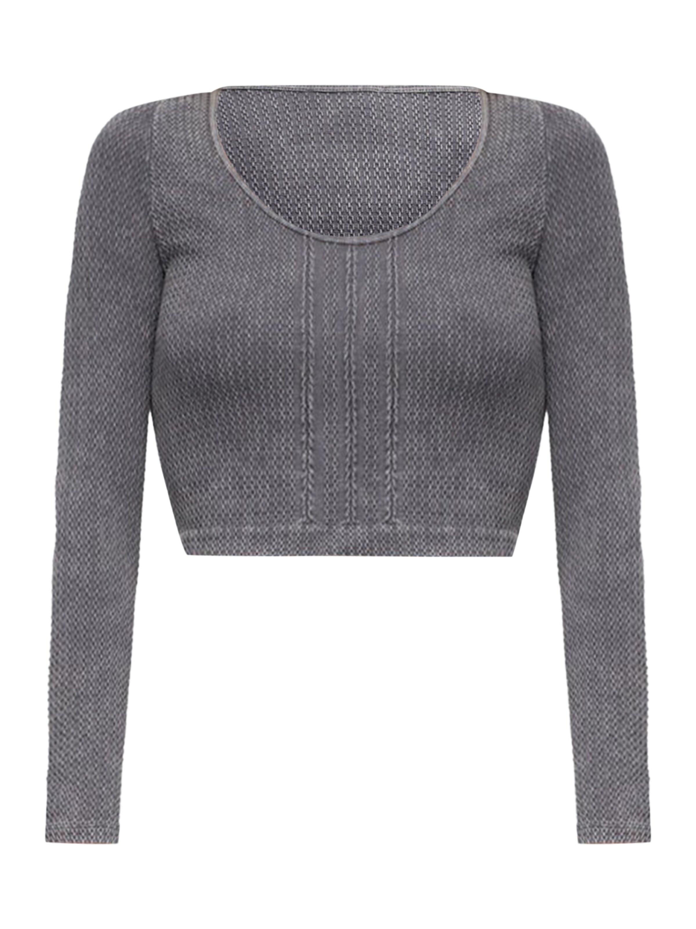 No Matter What Shirt 'Ball' in Grijs: voorkant