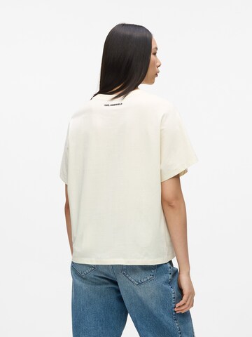 Karl Lagerfeld T-shirt i beige