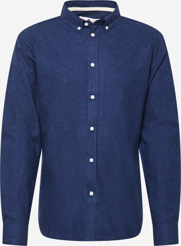 anerkjendt Regular fit Button Up Shirt 'KONRAD' in Blue: front