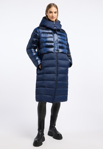 Frieda & Freddies NY Winter Coat 'Zane 2' in Blue: front