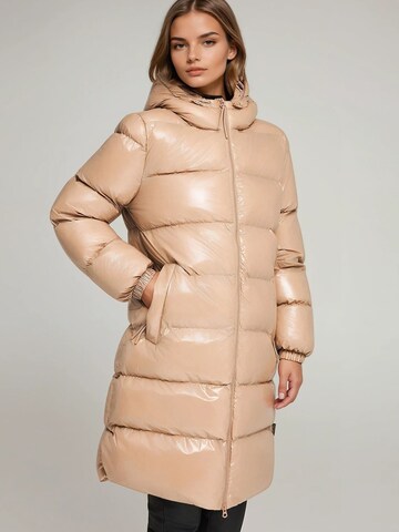 smėlio Funky Buddha Žieminis paltas: priekis