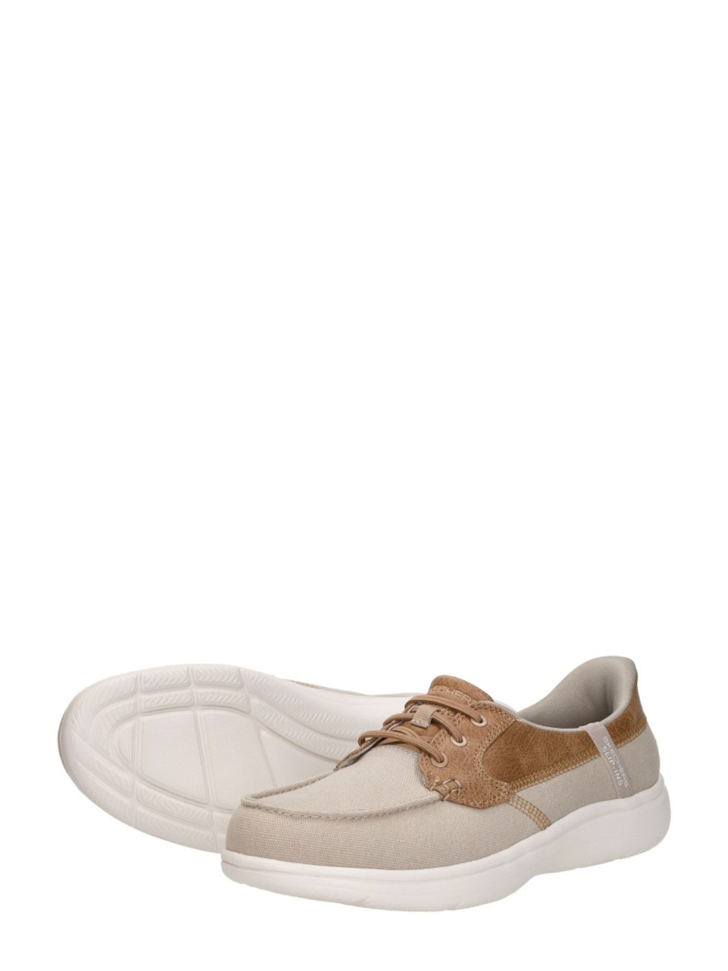 Chaussure à lacets 'Slip-Ins: On-The-Go Flex' SKECHERS en beige