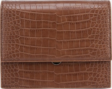 ruda JW PEI Rankinė 'JW PEI Sac Bandoulière Mini Flap Brown Croc': priekis