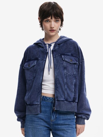 Desigual Sweatjakke i blå: forside
