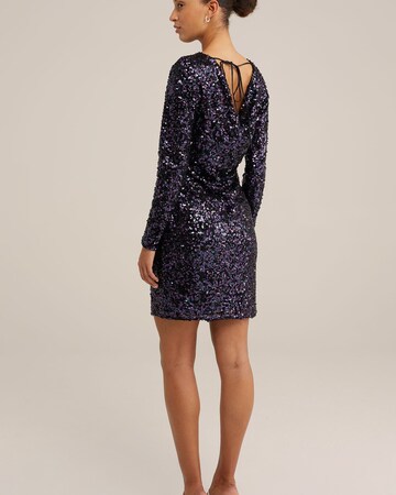 WE Fashion - Vestido em roxo