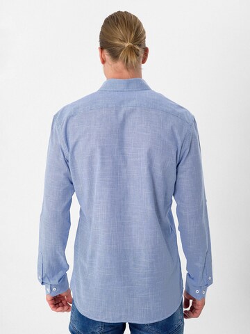 Moxx Paris Regular fit Button Up Shirt in Blue