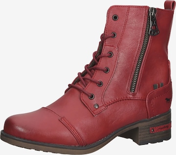 MUSTANG Stiefelette in Rot: front
