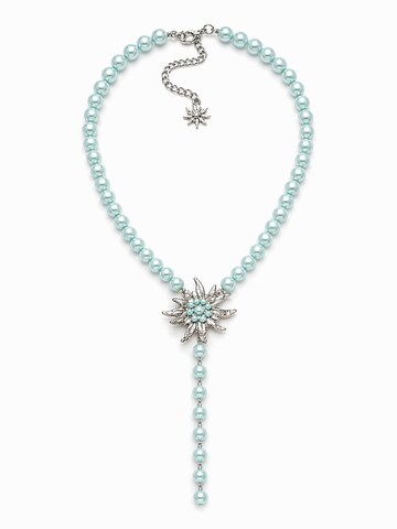 COLLEZIONE ALESSANDRO Necklace 'Alpenkette' in Blue: front