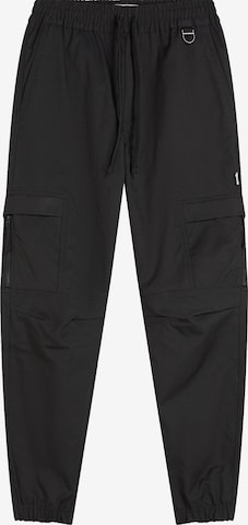 Bershka Tapered Hose in Schwarz: Vorderseite