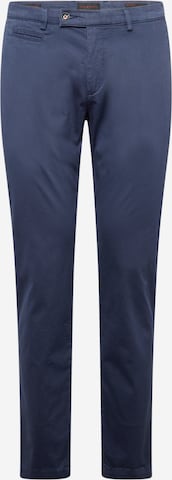 Coupe slim Pantalon chino bugatti en bleu : devant