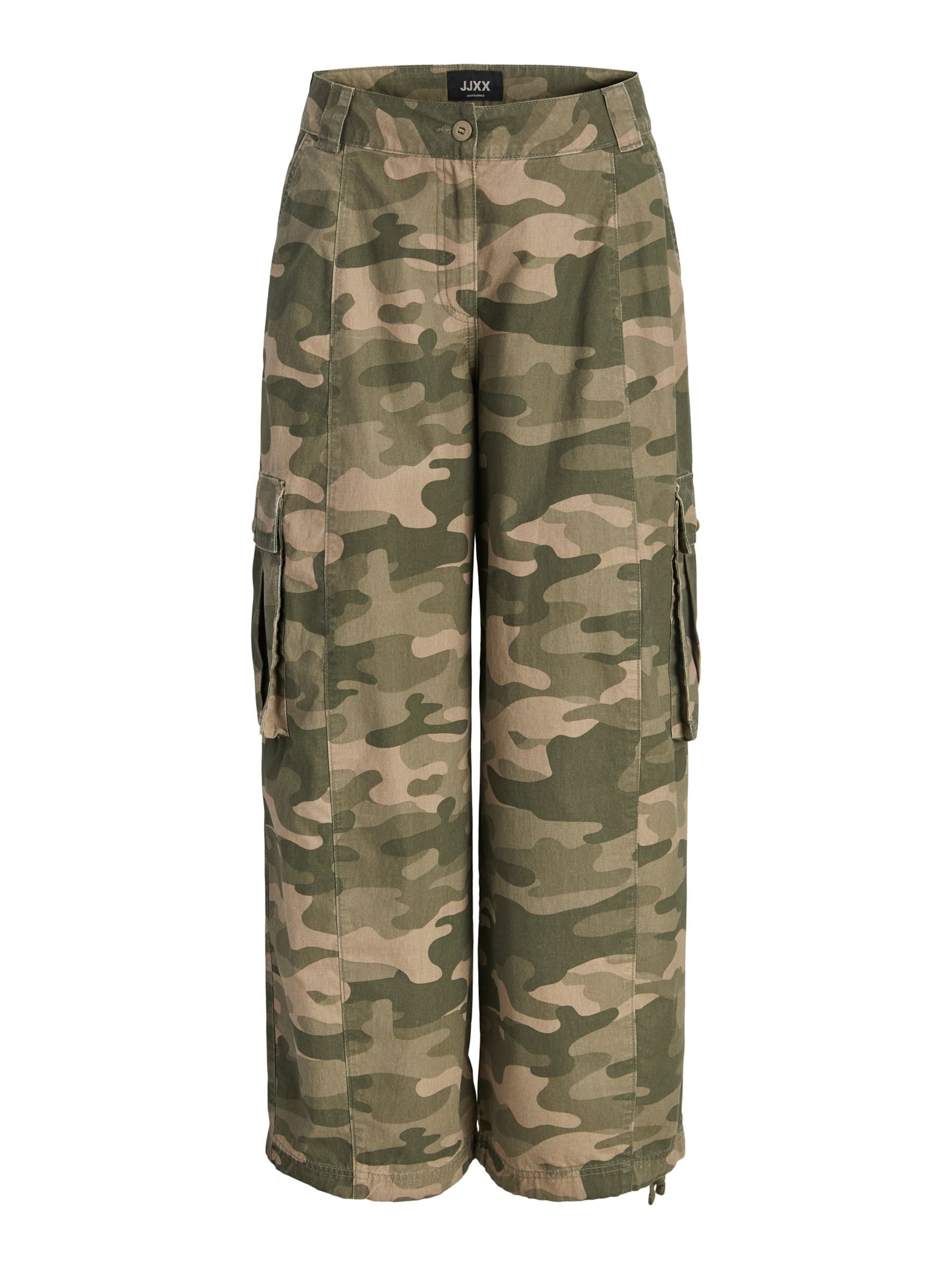 Pantaloni in 34/32 JJXX di colore marrone / verde, Visualizzazione prodotti