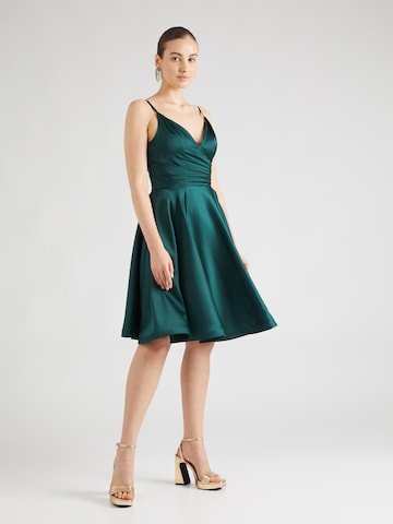 mascara Cocktail Dress in Green