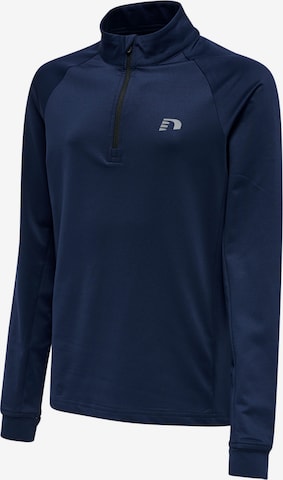 Newline Sportief sweatshirt in Blauw: voorkant