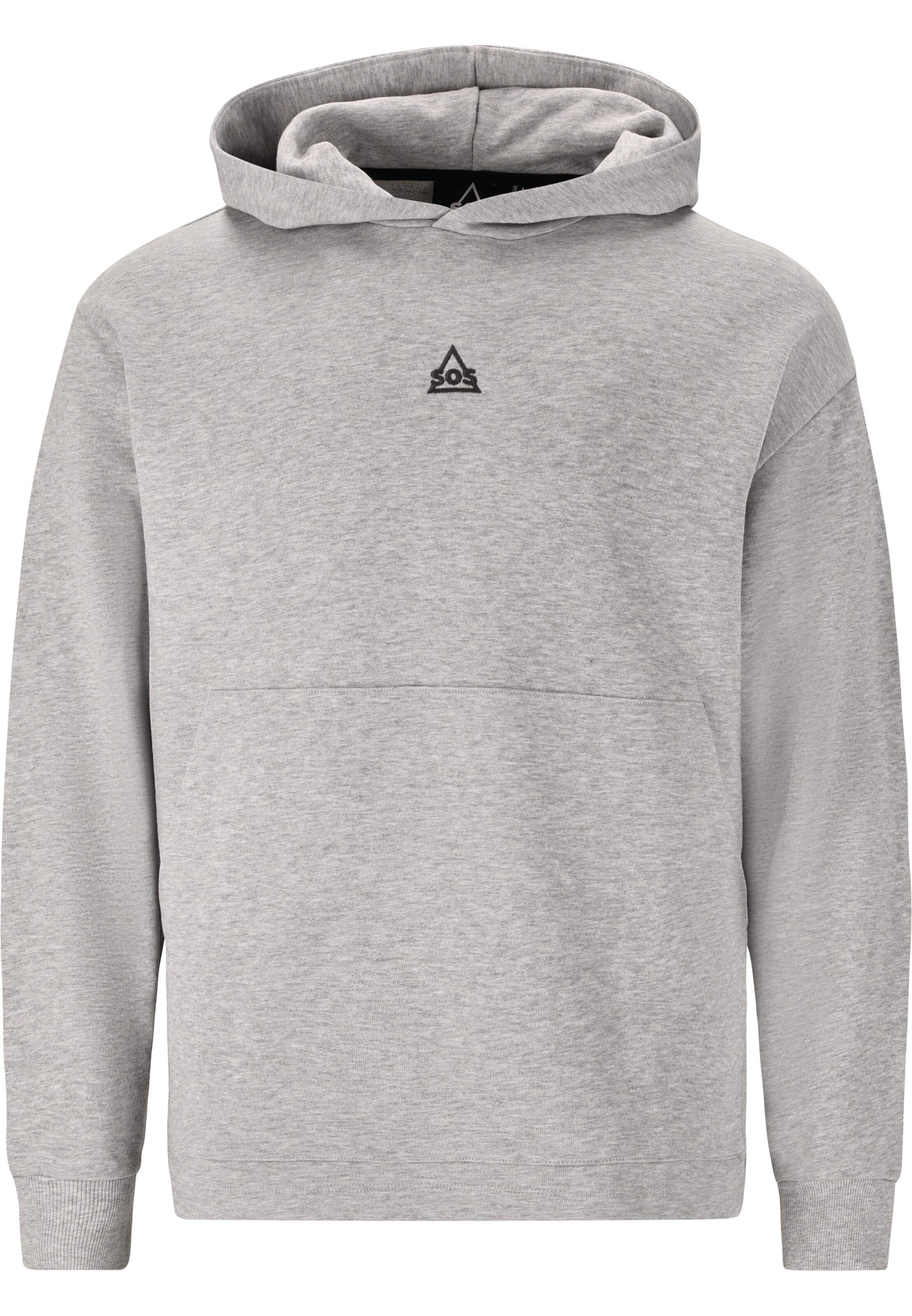 SOS Sweatshirt 'Bovec' in Grau: Vorderseite