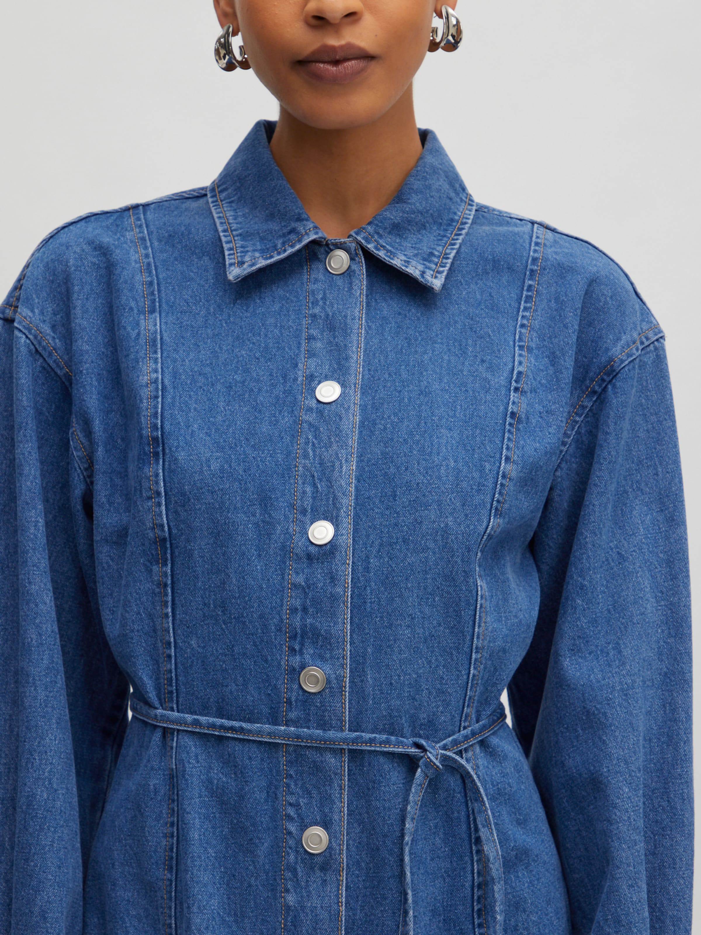 Rylee Blue Denim Dress