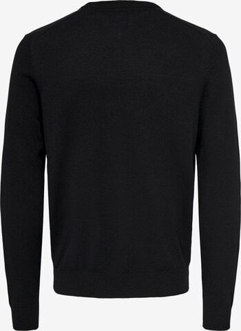 Only & Sons Sweater 'Rex' in Black