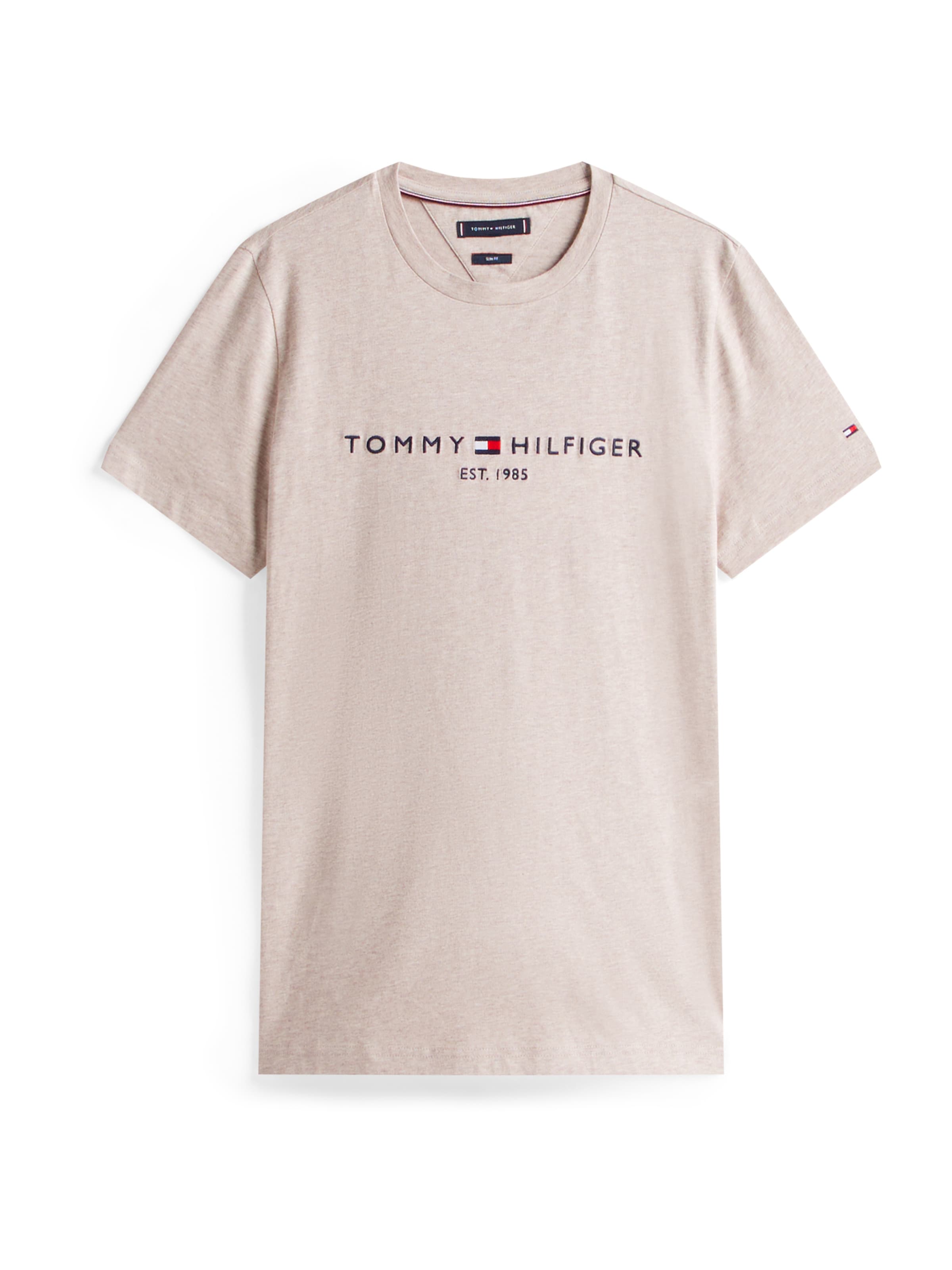 Regular fit Maglietta di TOMMY HILFIGER in beige: frontale