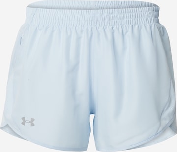 UNDER ARMOUR Спортивные штаны 'Fly By 3' в Синий: спереди