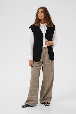 CULTURE Weste in Schwarz