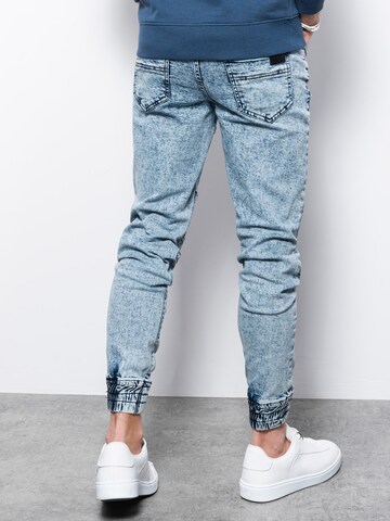 Ombre Tapered Jeans in Blue