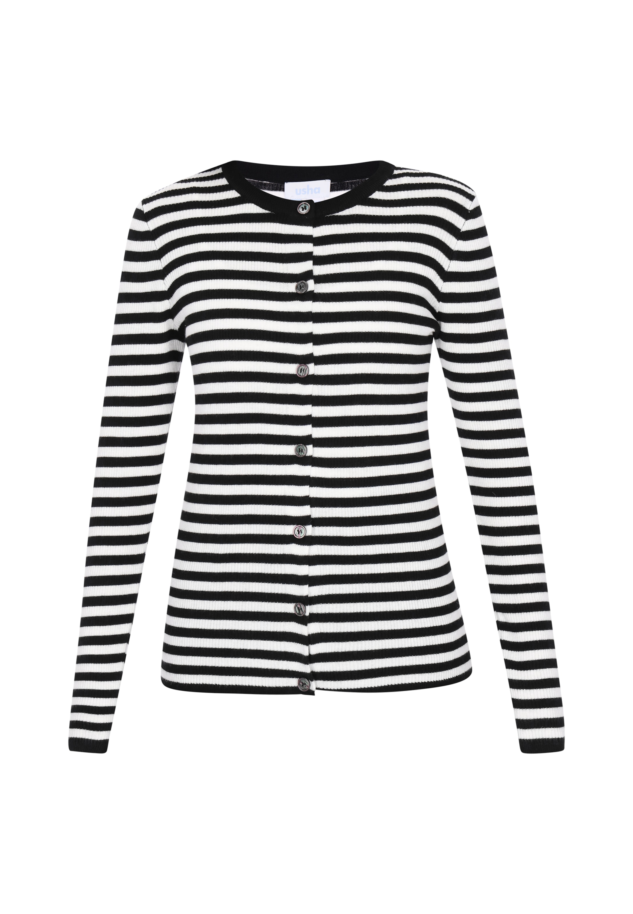 Cardigan usha BLUE LABEL en noir : devant
