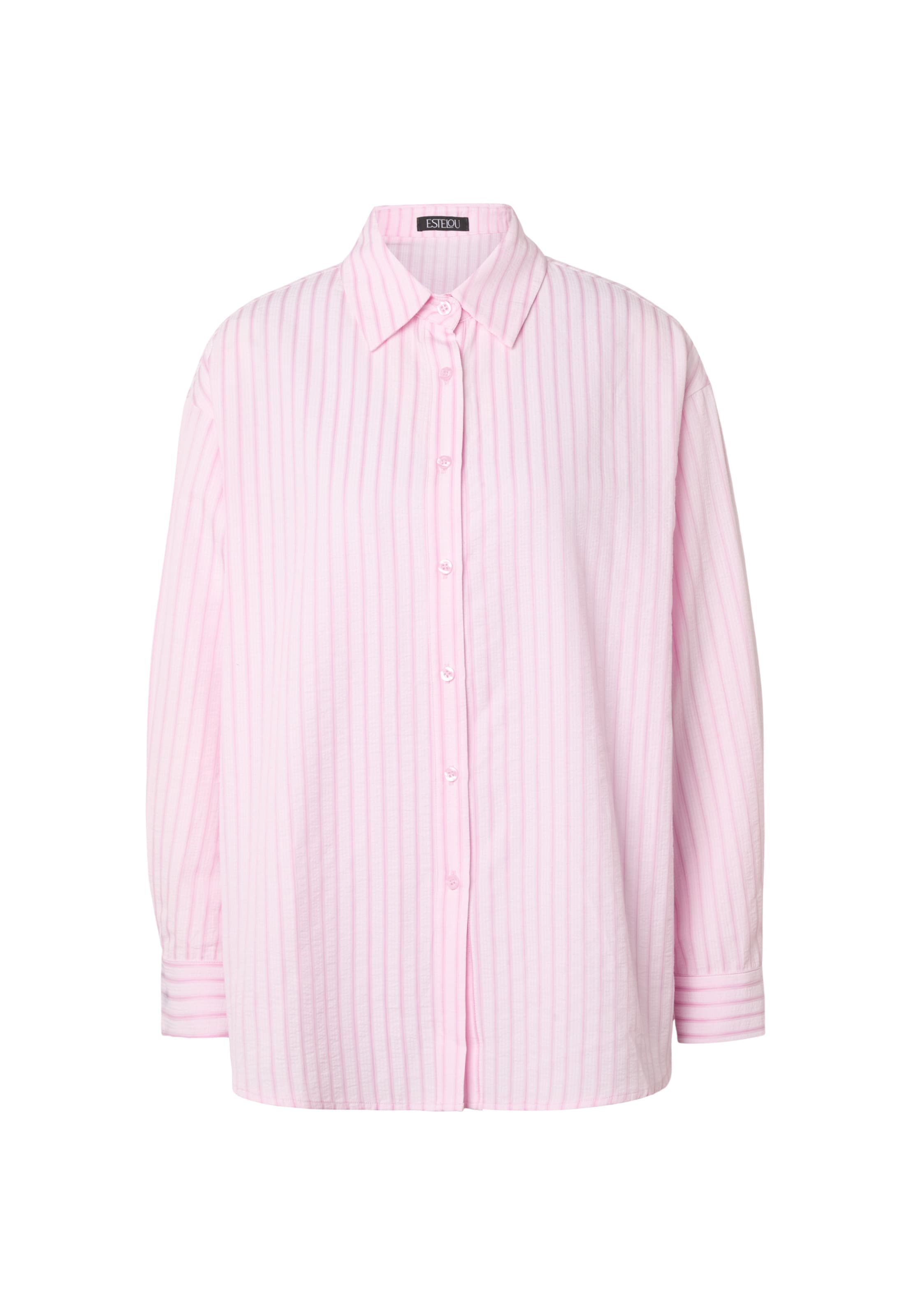 Estelou - Blusa em rosa: frente