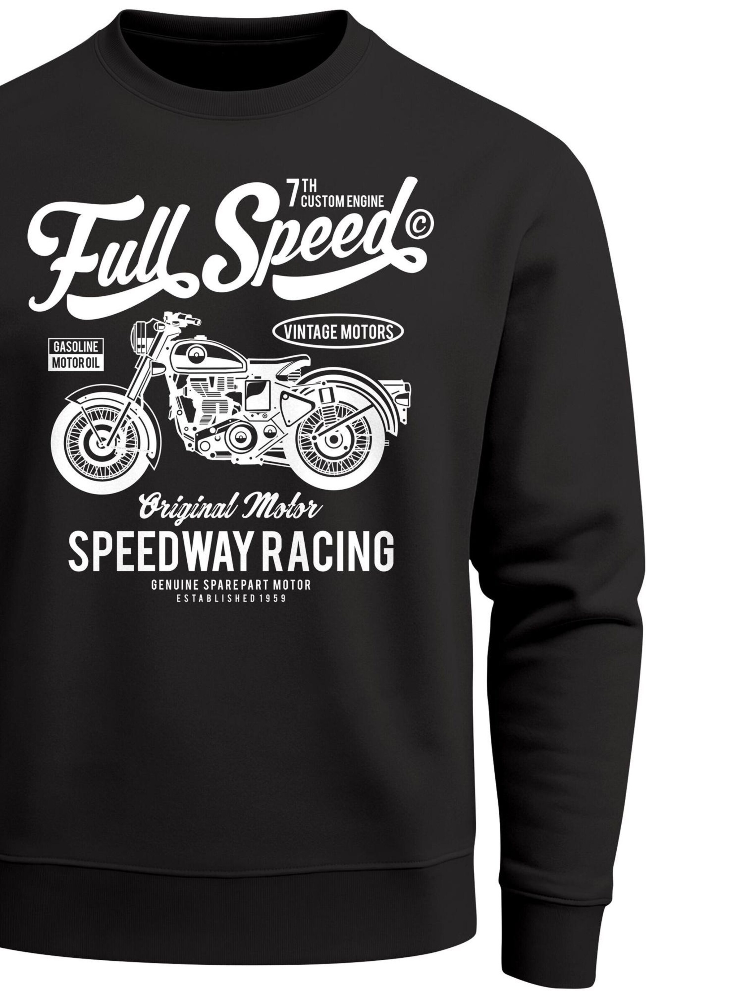 Neverless Sweatshirt 'Full Speed' in Black