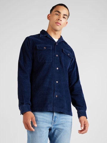 Coupe regular Chemise Polo Ralph Lauren en bleu : devant