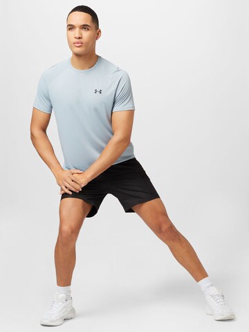 UNDER ARMOUR Regular Fit Sportshirt 'Tech 2.0' in Blau