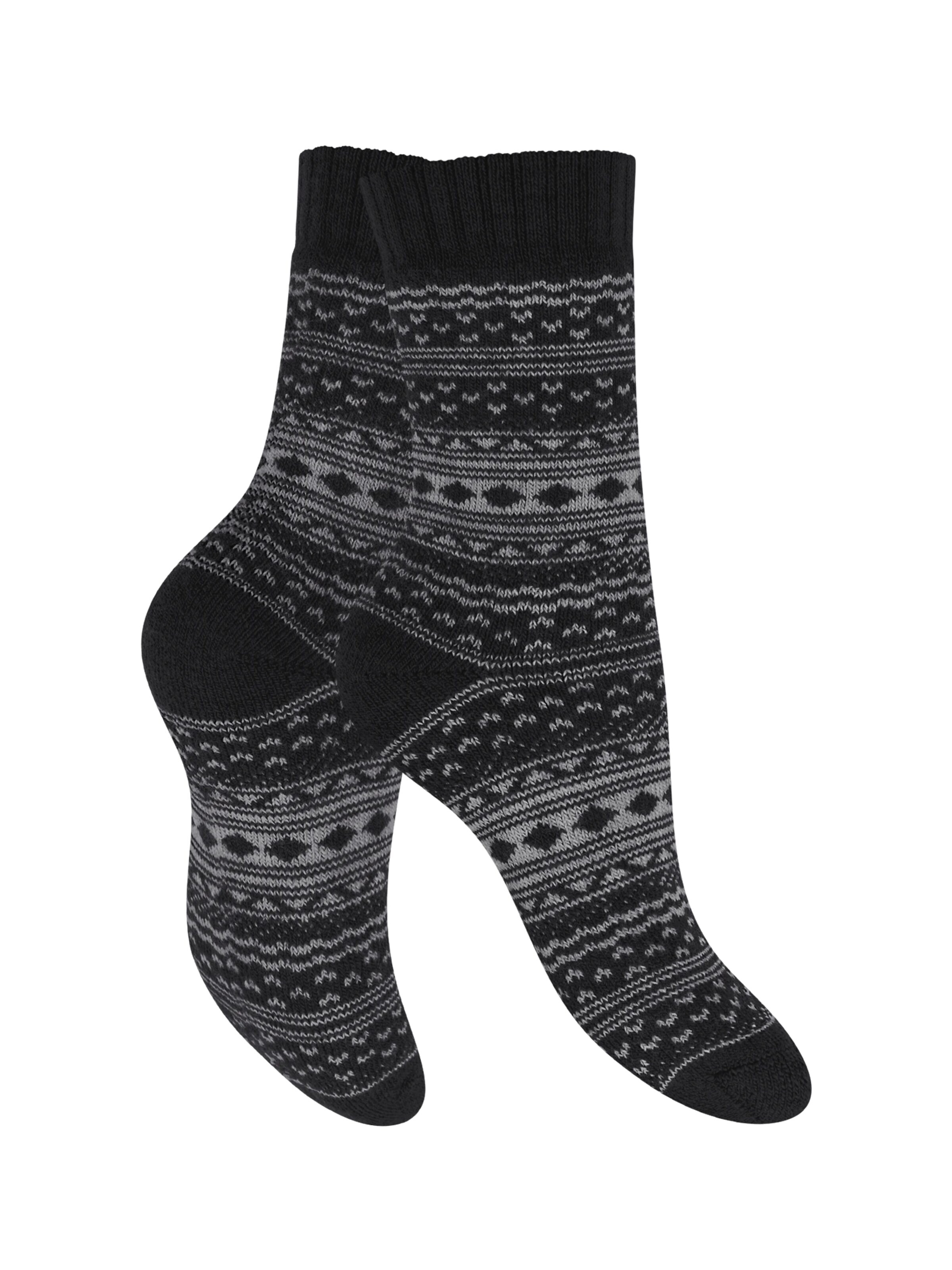 celodoro Socks 'Wollsocken' in Grey: front