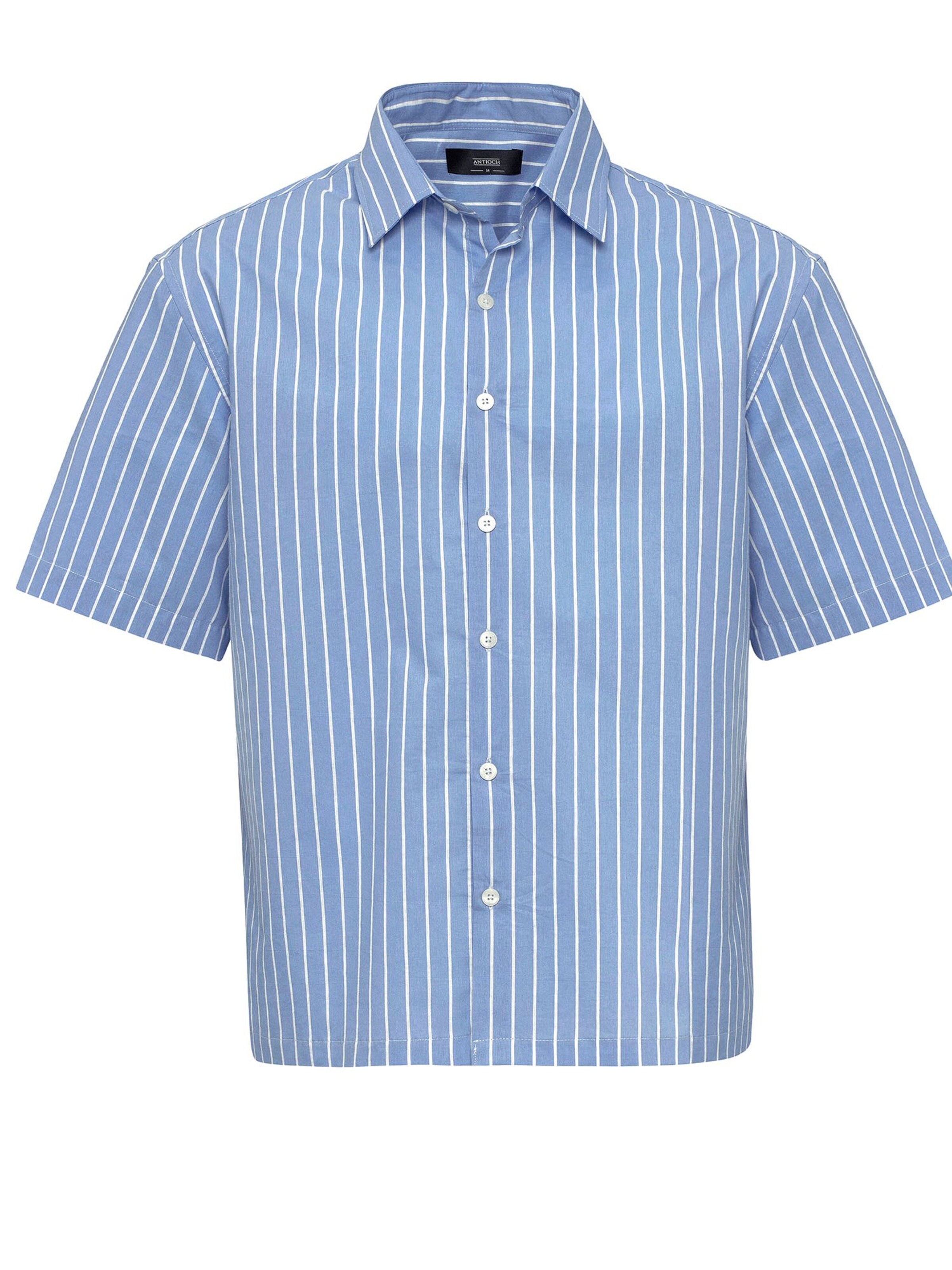 Antioch Košeľa - Modrá: predná strana
