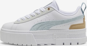 Baskets basses 'Mayze Mix' PUMA en blanc : devant