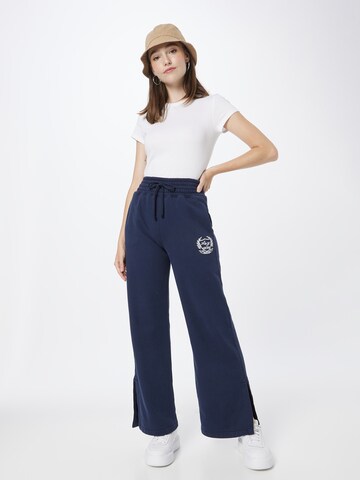 Wide Leg Pantalon Abercrombie & Fitch en bleu