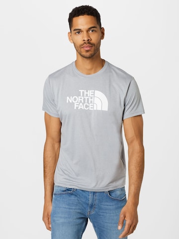 THE NORTH FACE - Regular Fit Camisa funcionais 'REAXION' em cinzento: frente