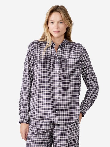 ETAM Schlafshirt in Blau: Vorderseite