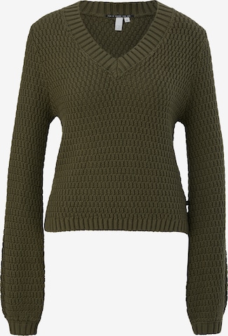 Pull-over QS en vert : devant