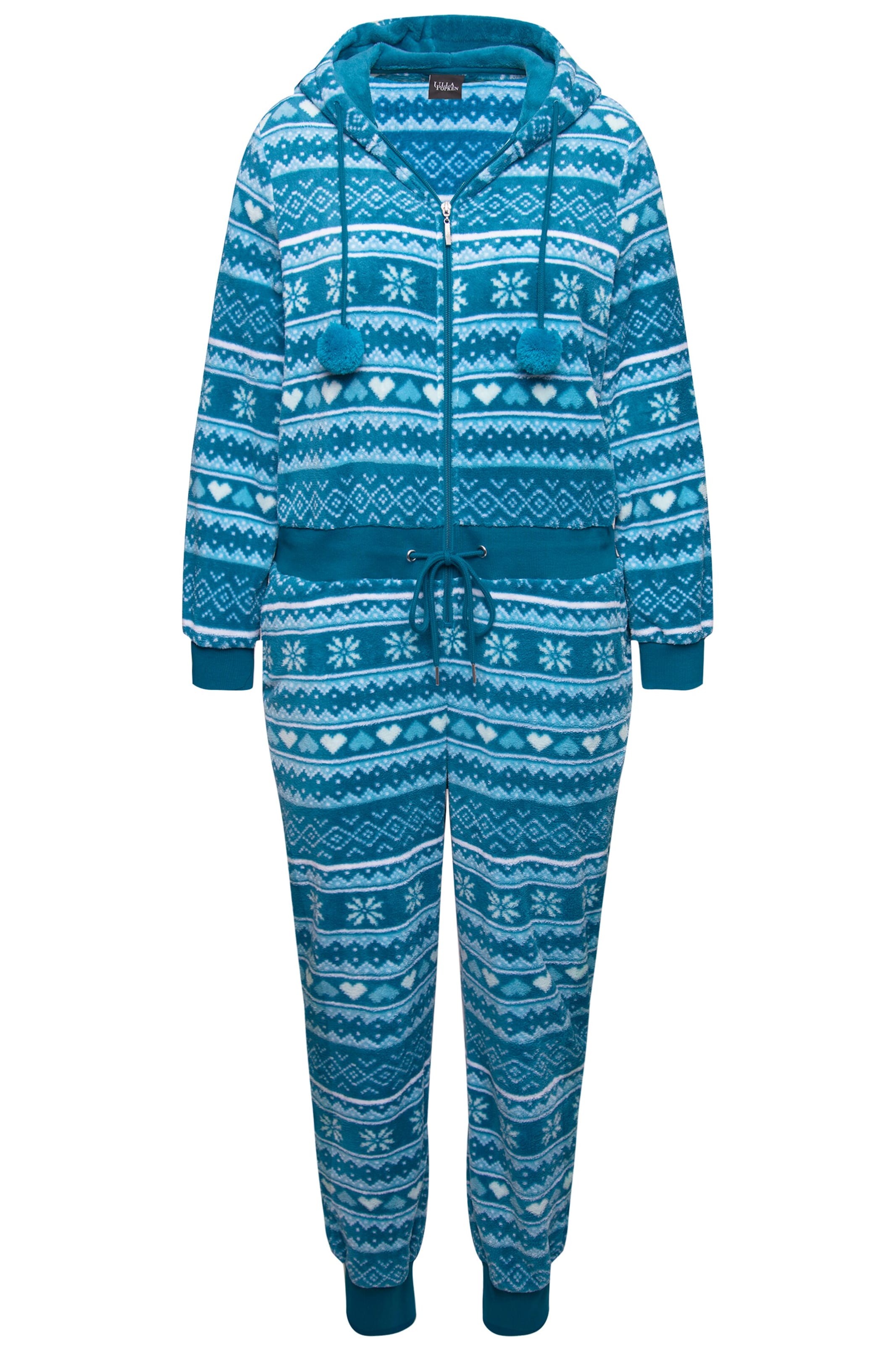 Ulla Popken Jumpsuit in Blau: Vorderseite