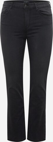 ONLY Carmakoma Skinny Jeans 'Hiris' in Black: front