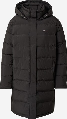 Tommy Jeans Mantel in Schwarz: predná strana