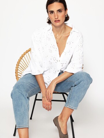 SASSYCLASSY Bluse‌‌‌‌‌‌‌‌‌‌ in Weiß