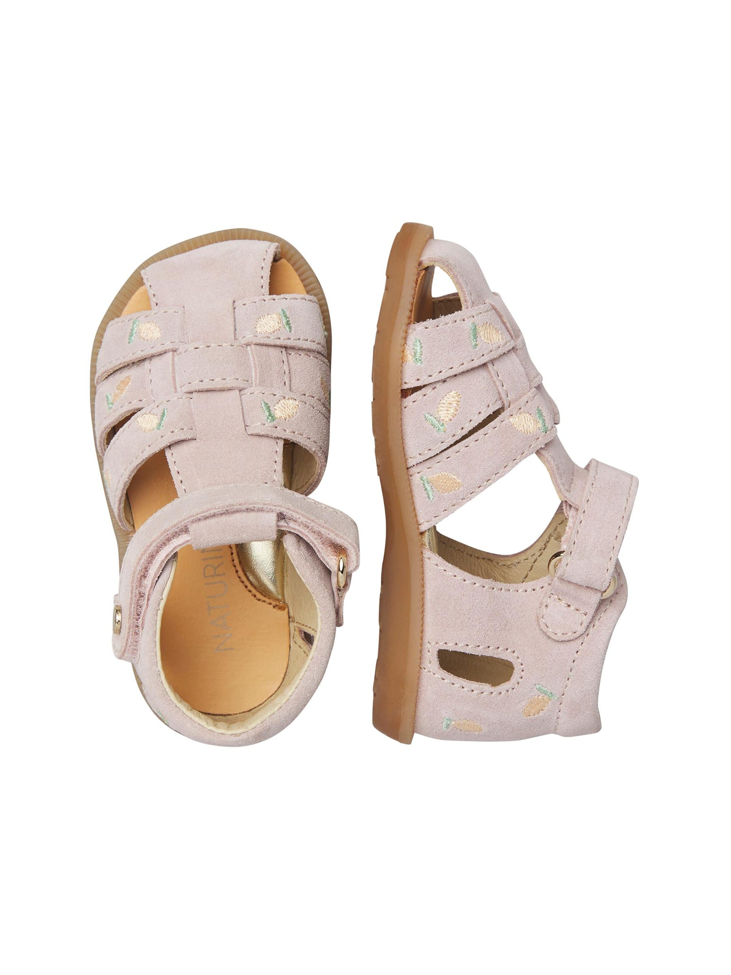 NATURINO Sandal 'ZAFFIRO EMBR' in Pink