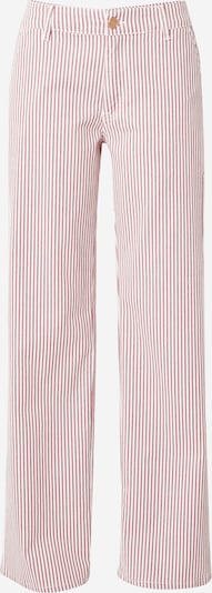 Sofie Schnoor Pantalon cargo en rouge / blanc, Vue avec produit