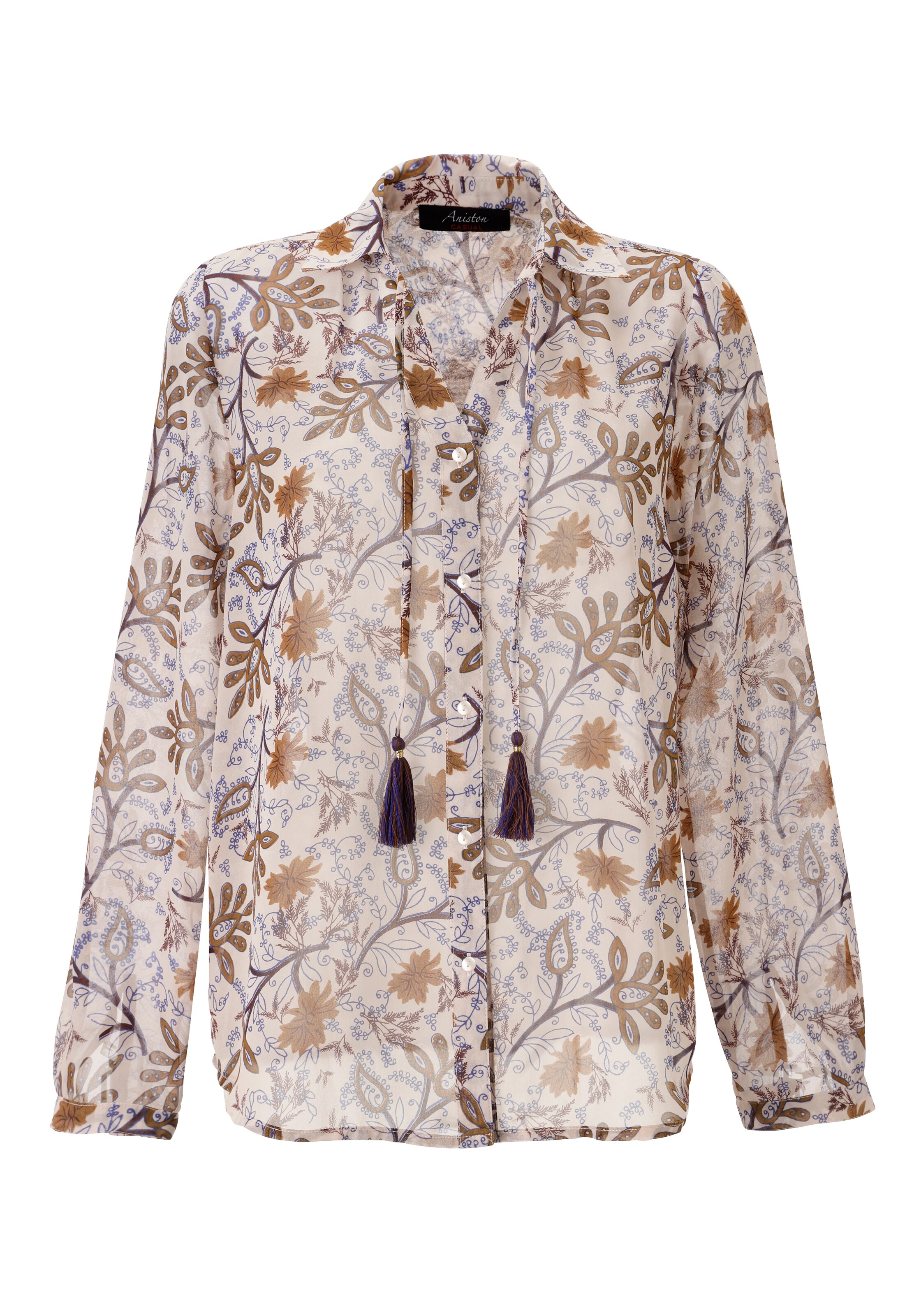 Aniston CASUAL Blouse in Beige: front