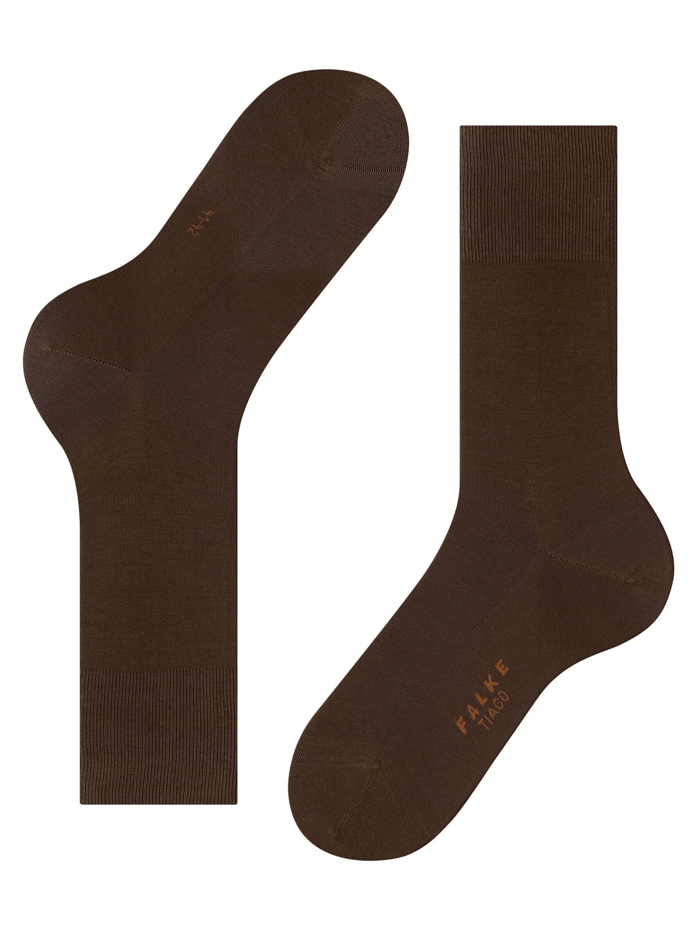 FALKE Socken 'Tiago'‌‌‌‌‌‌ in Braun